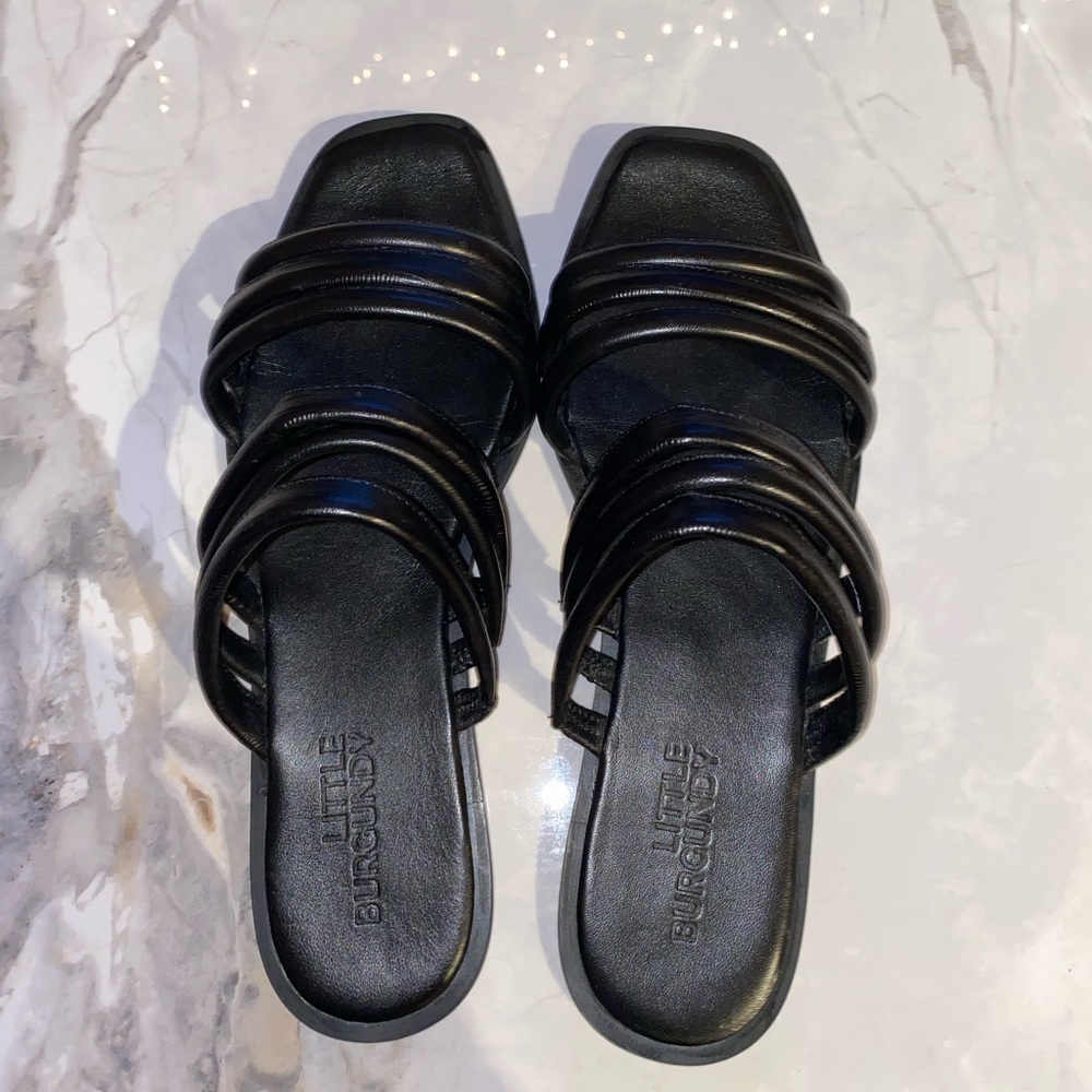Cute black sandals